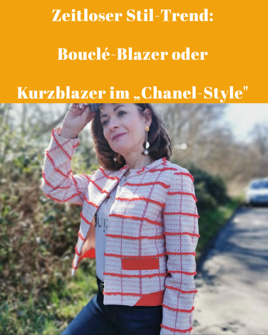 Bouclé-Blazer oder Kurzblazer im „Chanel-Style