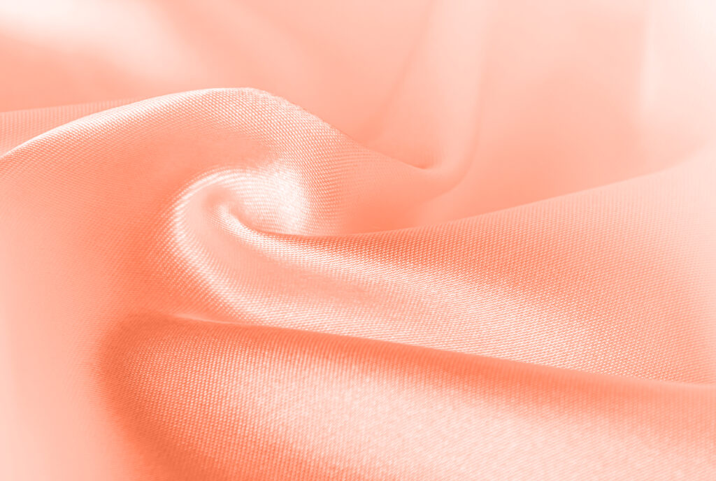Color of the year 2024 Peach Fuzz 13-1023. Peach fuzz color silk