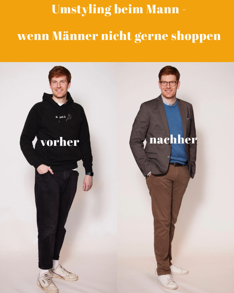 Umstyling beim Mann - wenn Männer nicht gerne shoppen